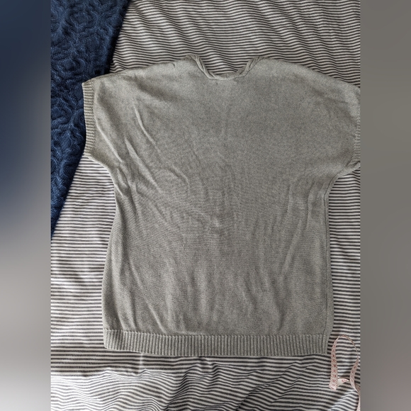 Women's Tommy Bahama Open Knit Short Sleeve Sweater - Picture 6 of 9